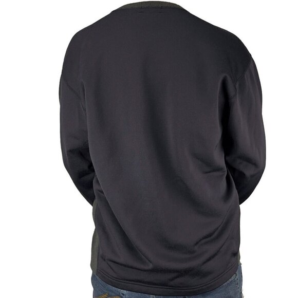 Kolor 2 Tone Cotton Blend Crew Neck Navy Blue & Gray Sweatshirt Sweater Size 3 - Picture 5 of 12